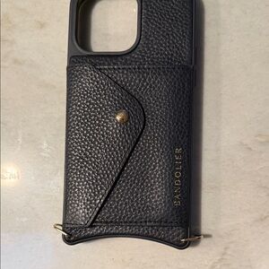 Bandolier Black Textured Phone Case, iPhone 11 max plus